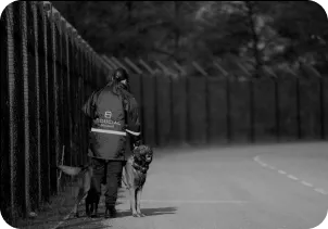 agent cynophile et son chien